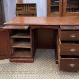 Flat mahogany desk early 20th century