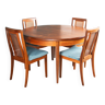 Retro teak gplan 1960s fresco dining table & 4 four chairs by victor wilkins