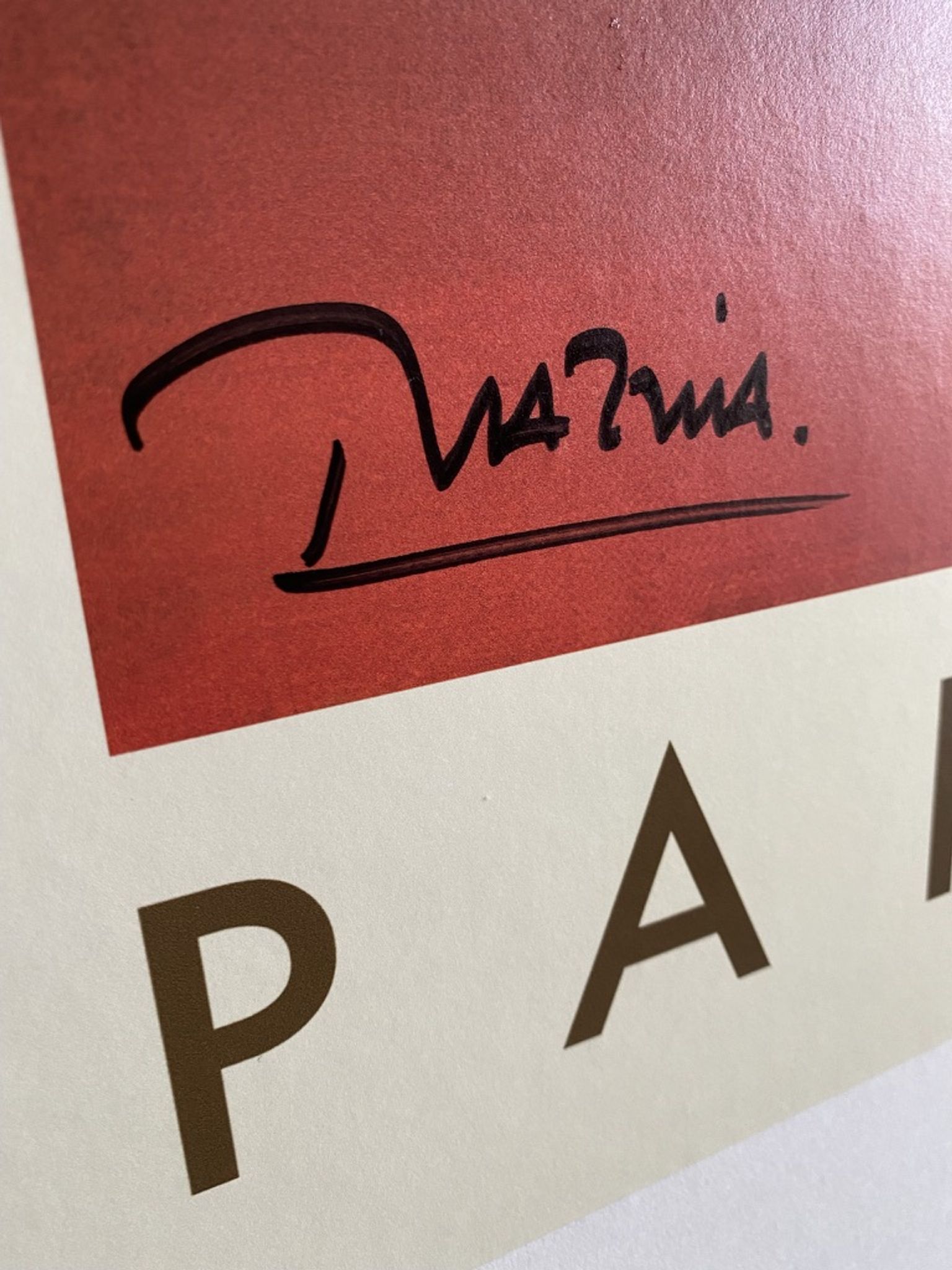 Razzia Large Format Poster - Concours automobiles et Louis Vuitton - Signed by the artist - On linen