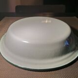 Celadon green enamelled metal fruit cup - 1950s