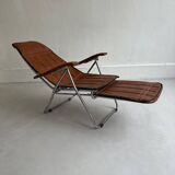 Authentic vintage reclining armchair