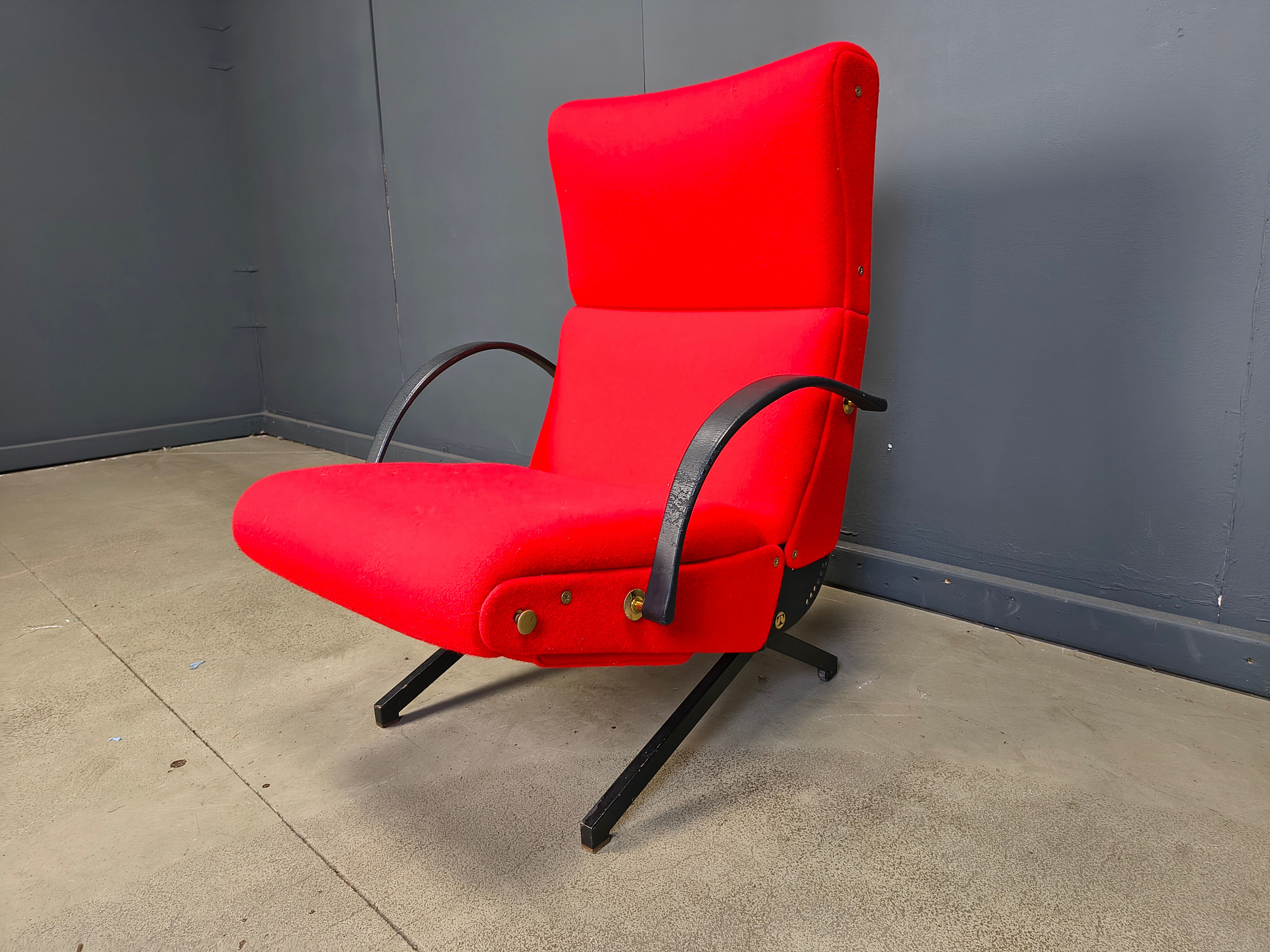 Vintage p40 lounge chair by Osvaldo Borsani for Tecno, 1960s