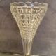 Vase bouquet cone cut crystal Baccarat Saint Louis late nineteenth early twentieth