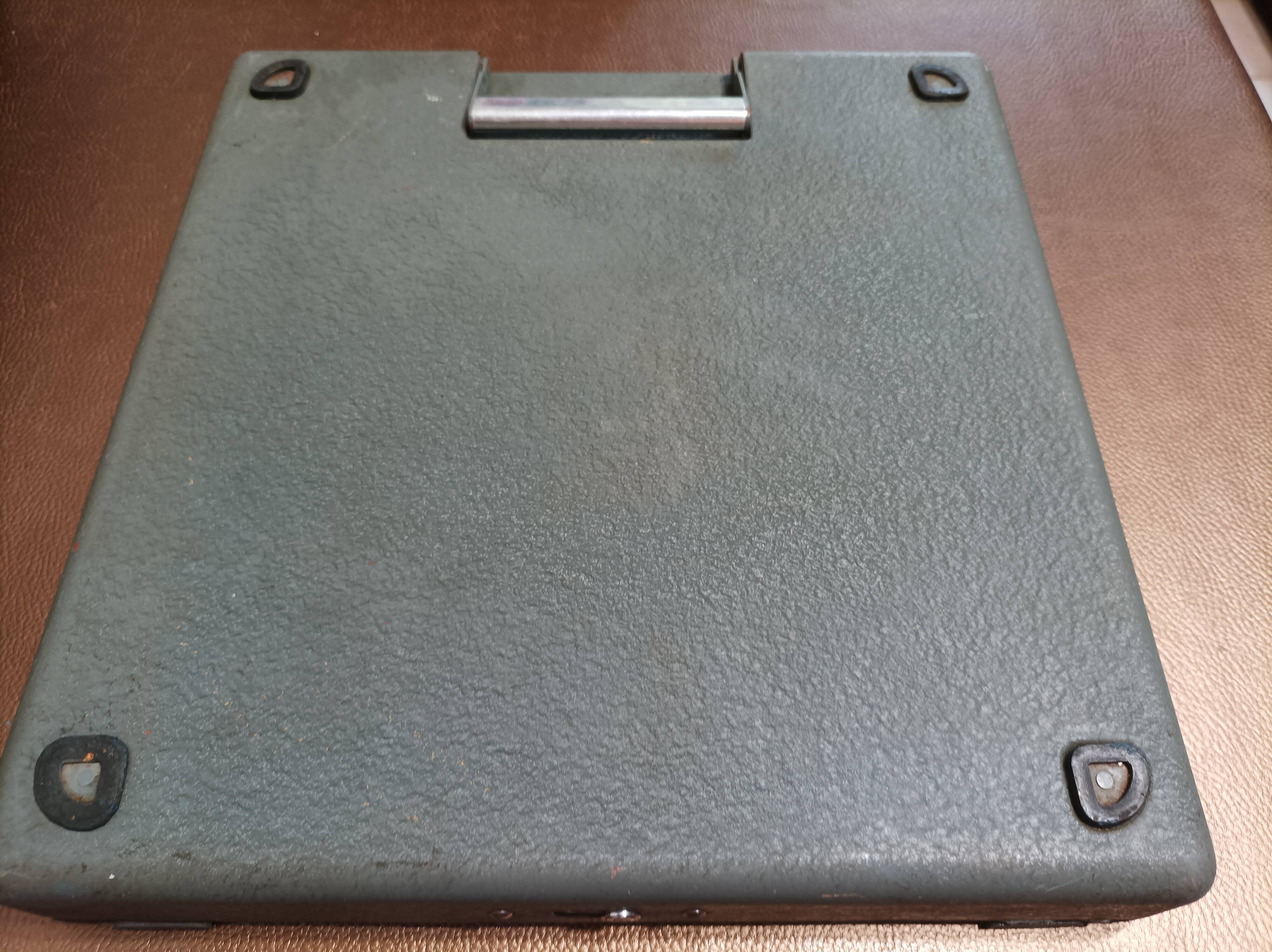 Mj rooy portable typewriter - made in france 1950s