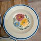 Set of 6 ironstone plates HBC – Rustic Model – Hand-painted floral design
