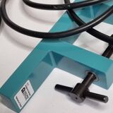 Designer desk lamp model O10 turquoise blue by Guillaume Delvigne for Specimen Editions