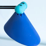 Lampe bleu vintage années 80 design