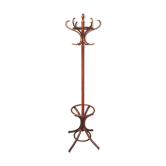 Coat door - curved wooden bistro parrot hats
