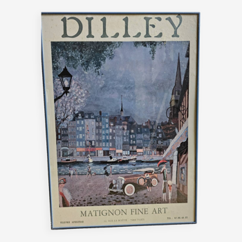 Affiche originale Dilley ,Matignon fine art 1989