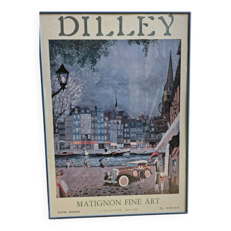 Affiche originale Dilley ,Matignon fine art 1989