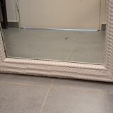 High patinated Louis Philippe style mirror