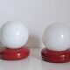 Pair of revisited bedside lamps
