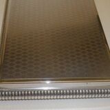 Box in silver and mahogany wood