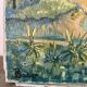 Boats by the water, oil on canvas signed