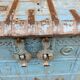 Ancien coffre de dot en teck birman