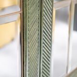 Bamboo and glass display from the 70s 80s