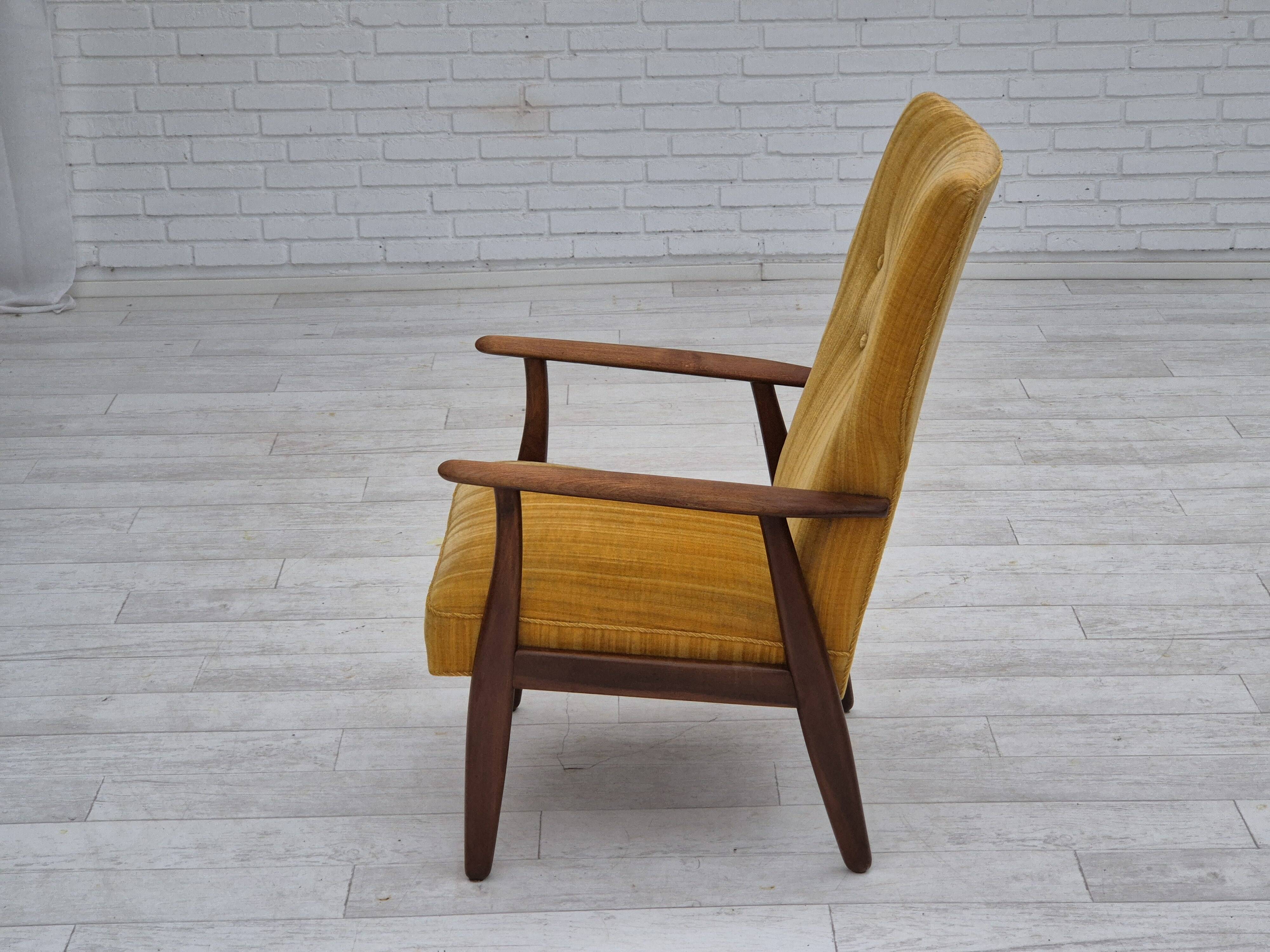 1960s, Danish design by Kurt Olsen, armchair model 230, original condition.