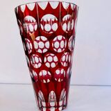 Bohemian crystal vase