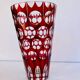 Bohemian crystal vase