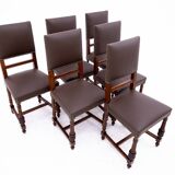 Set of 6 chairs, France, circa 1880. After renovation.