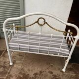 Wrought iron bench