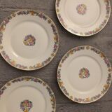 4 assiettes ou anciennes