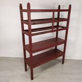 Patinated wood shelf