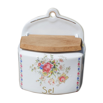 Porcelain salt box