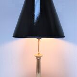 Solid brass column lamp foot Regency design 80s design