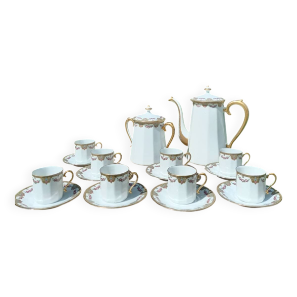 Service de The porcelaine de Limoges - Walbecque Dewitte Armentières