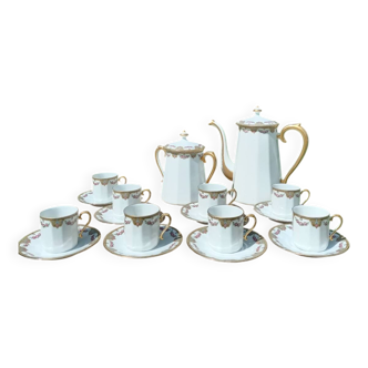 Service de The porcelaine de Limoges - Walbecque Dewitte Armentières