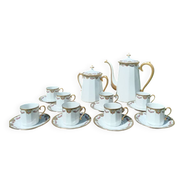 Service de The porcelaine de Limoges - Walbecque Dewitte Armentières