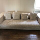 4-seater fabric sofa