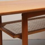 Table basse en teck des années 1960 Opal Furnitures