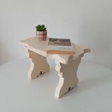 Antique carved solid wood stool