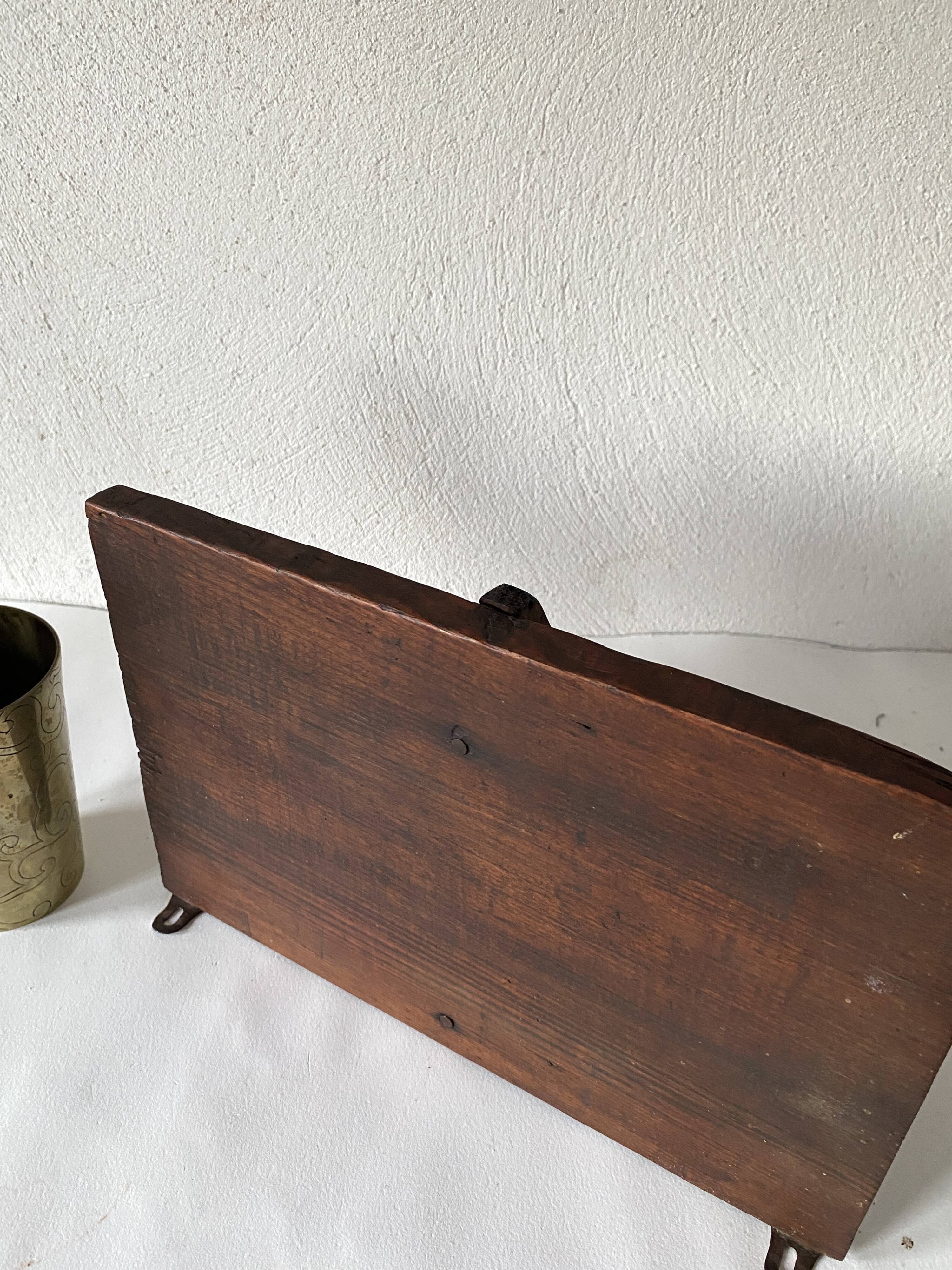 Amish style wall shelf