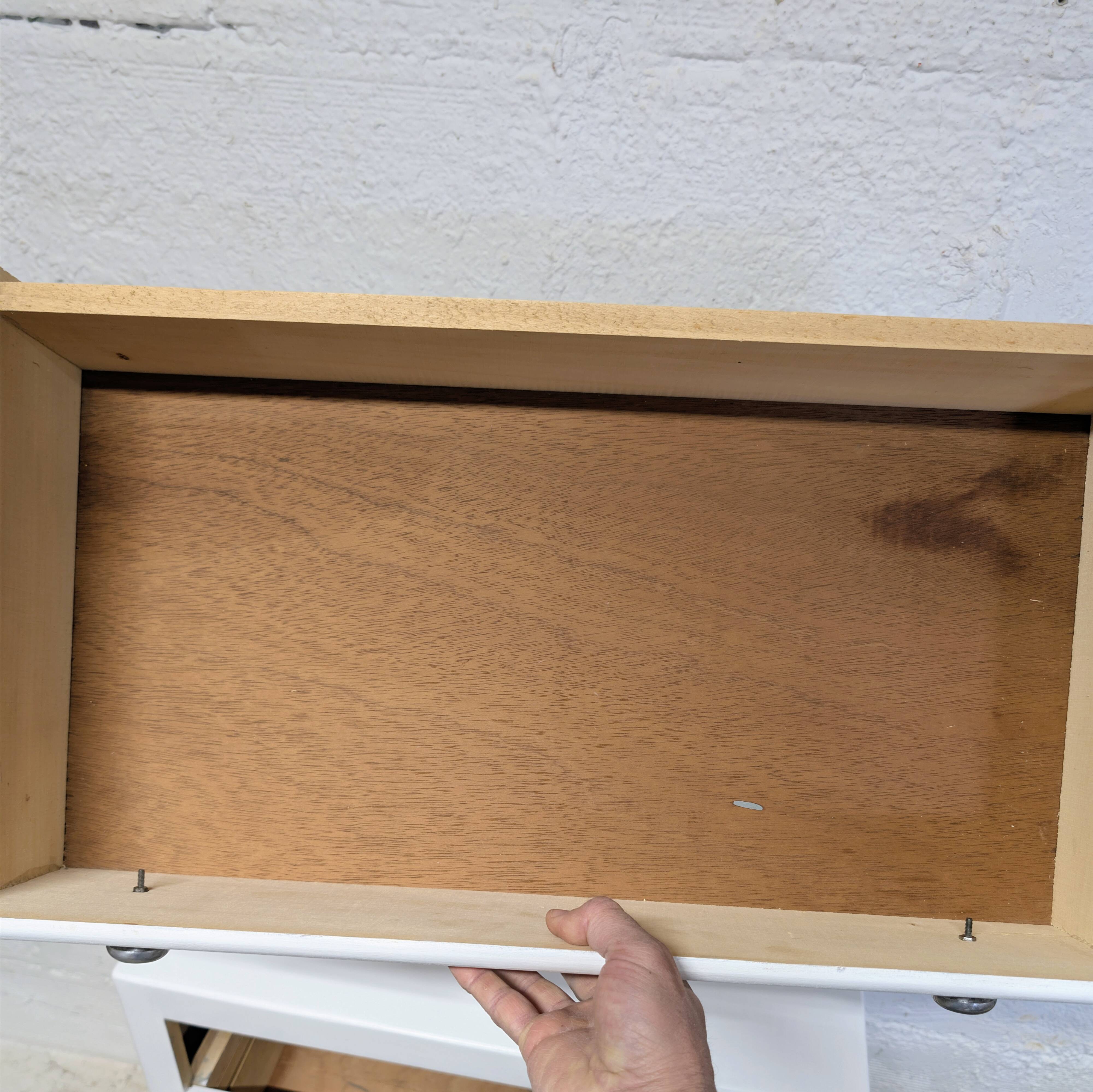 White vintage chest of drawers