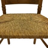 Art Deco chair minimalist oak wicker minimalist design