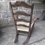 Brutalist rocking-chair