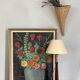 Oil on canvas, wooden fabric frame, 1950s