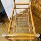 Bamboo trolley on wheels