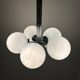 Suspension globe en verre vintage Hustadt Leuchten