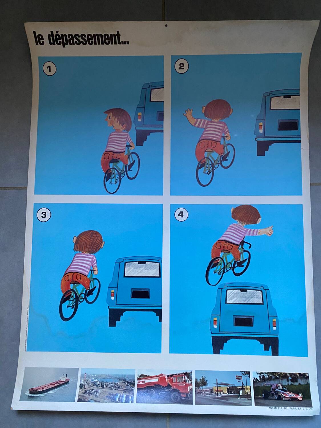 Lot de 16 affiches pédagogiques sur la sécurité routière
