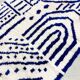 Azilal Moroccan Berber rug with majorelle blue patterns 2.53x1.45m new