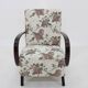 1950s Jindrich Halabala Restored Gobelin Armchair, Czechoslovakia