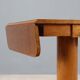 Small antique maple table, Austria, late 19th century.