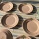 Set of 5 dessert plates - Longwy Bijoux - Art Deco