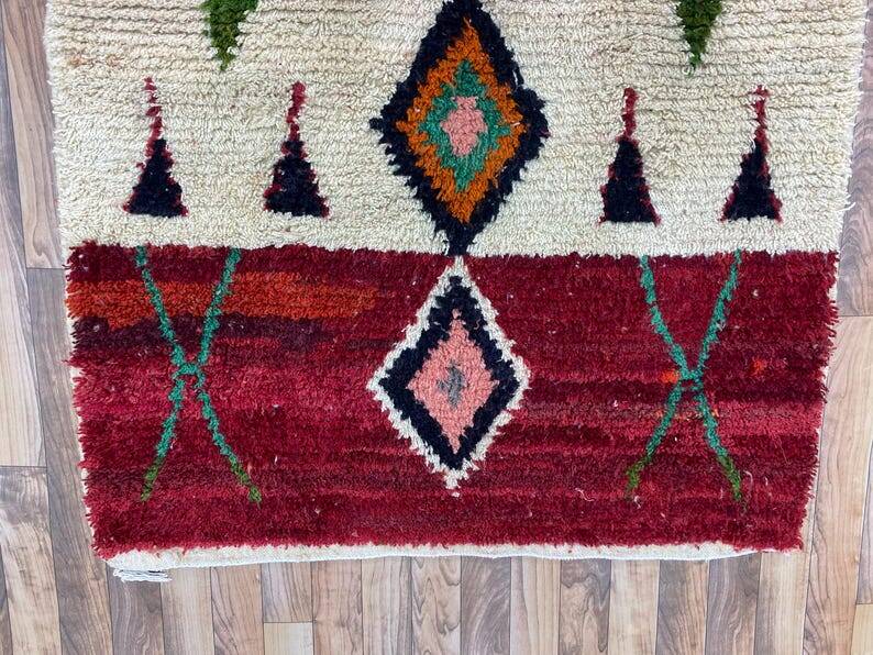 Colorful Moroccan wool rug 150/250cm