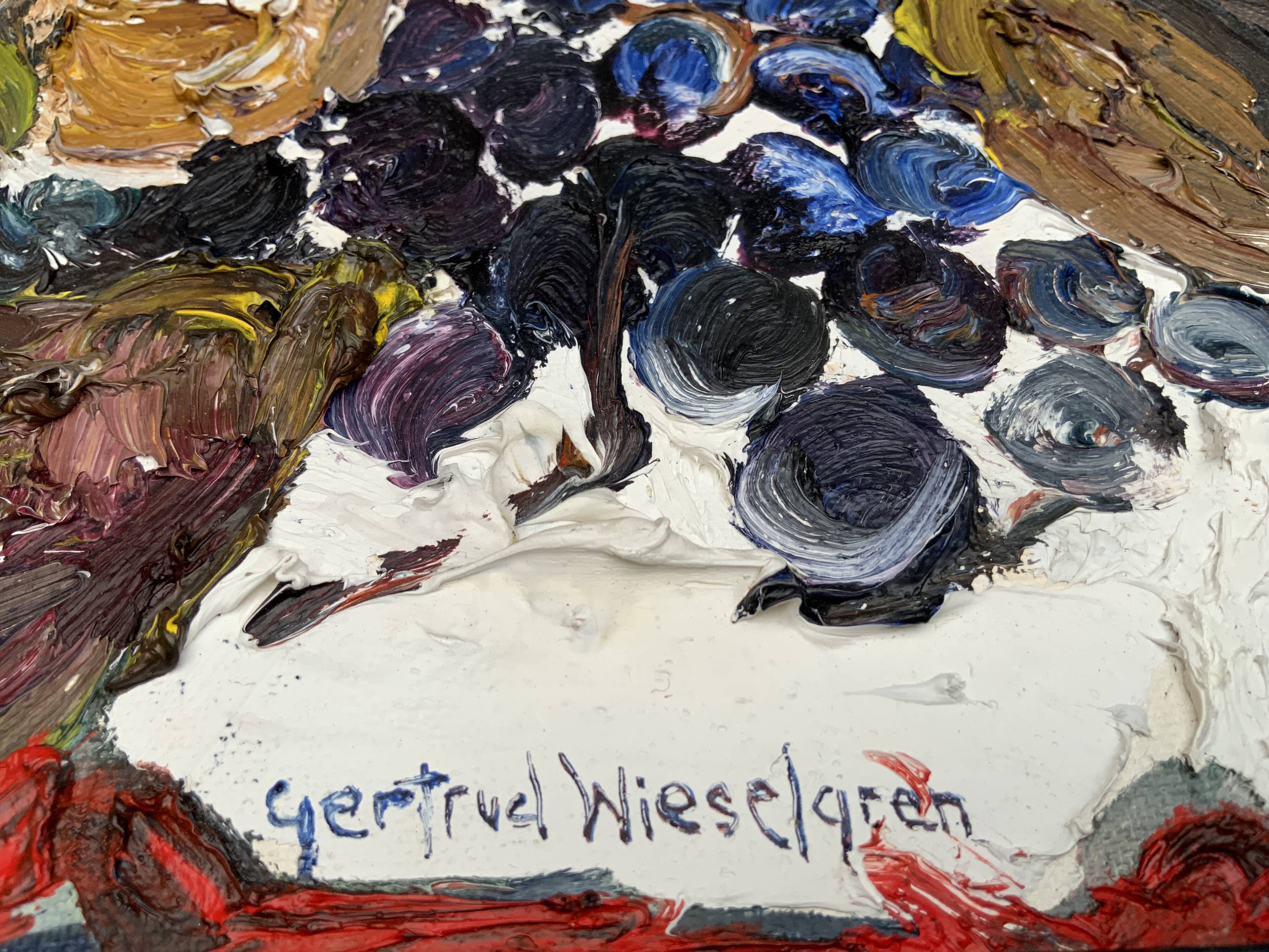 Wieselgren peinture à l'huile nature morte 1991