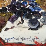 Wieselgren peinture à l'huile nature morte 1991